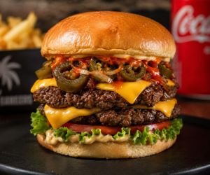 Chilli Crunch Smash Burger